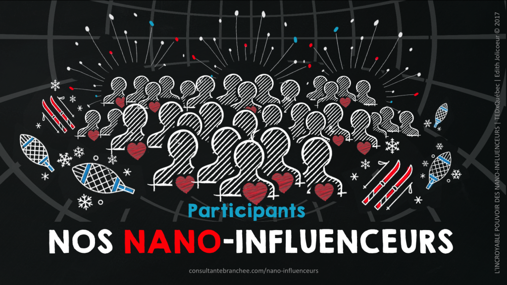 Edith JOLICOEUR TEDxQuebec 2017 NANO-INFLUENCEURS Algorithme Facebook 10