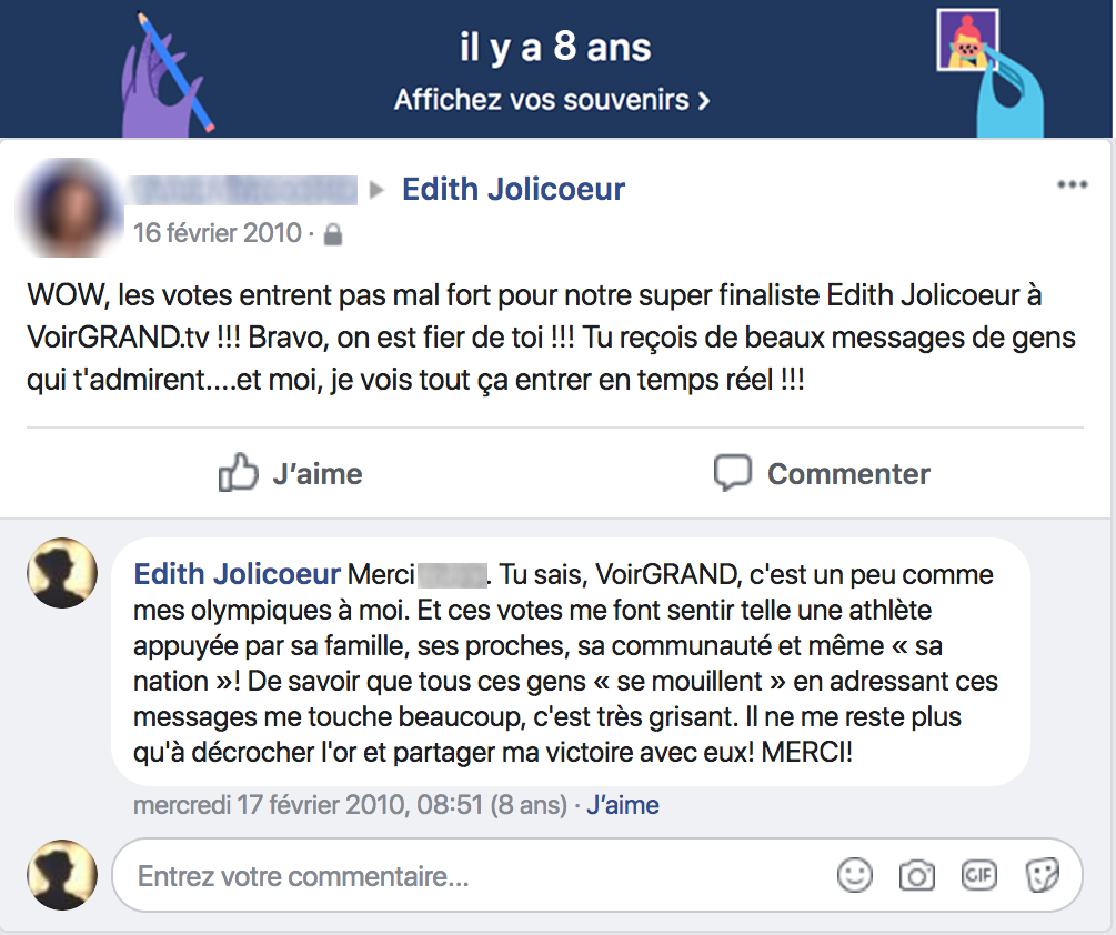 Edith Jolicoeur Origine du mot Nano-Influenceurs VoirGRAND.tv Olympiques